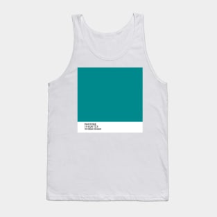 pantone 17-5126 TCX Viridian Green Tank Top